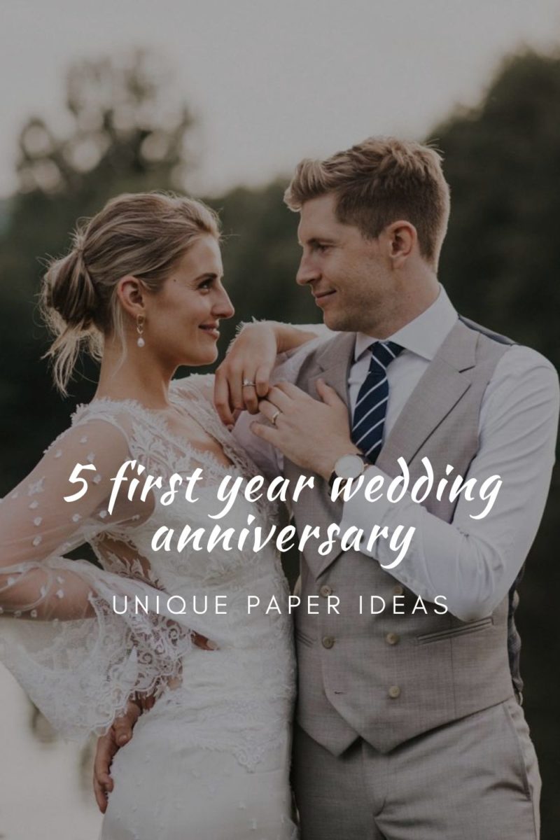 FIRST WEDDING ANNIVERSARY IDEAS // 5 PAPER THEMED GIFT IDEAS FOR YEAR 1 ...